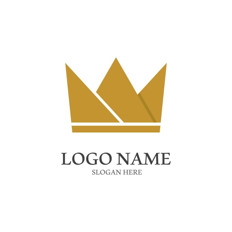 Crown Logo Template vector icon