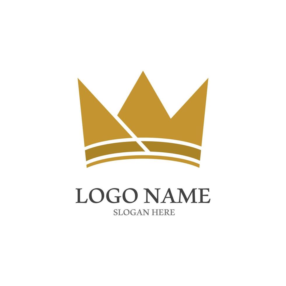 Crown Logo Template vector icon