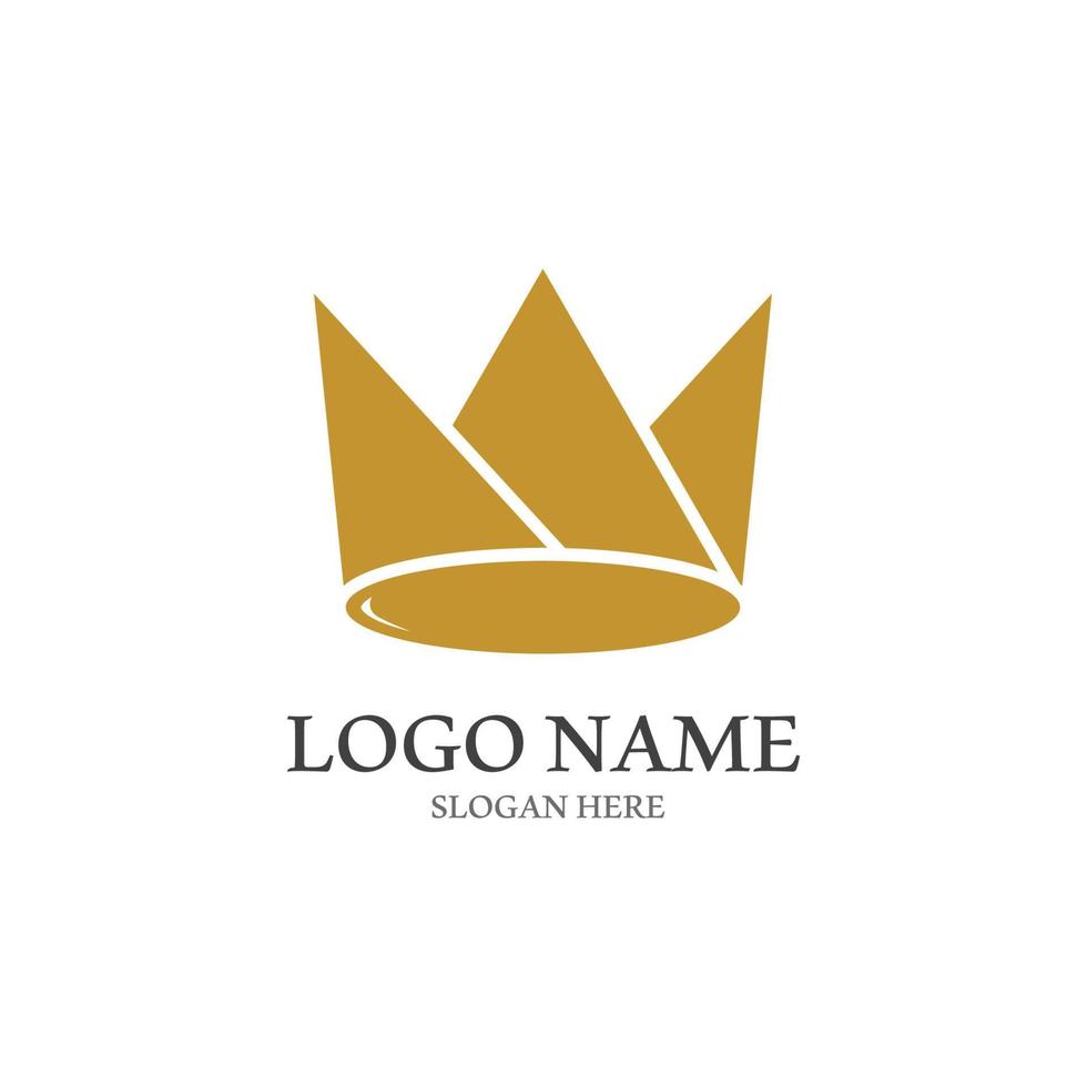 Crown Logo Template vector icon