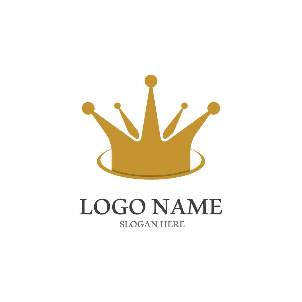 Crown Logo Template vector icon