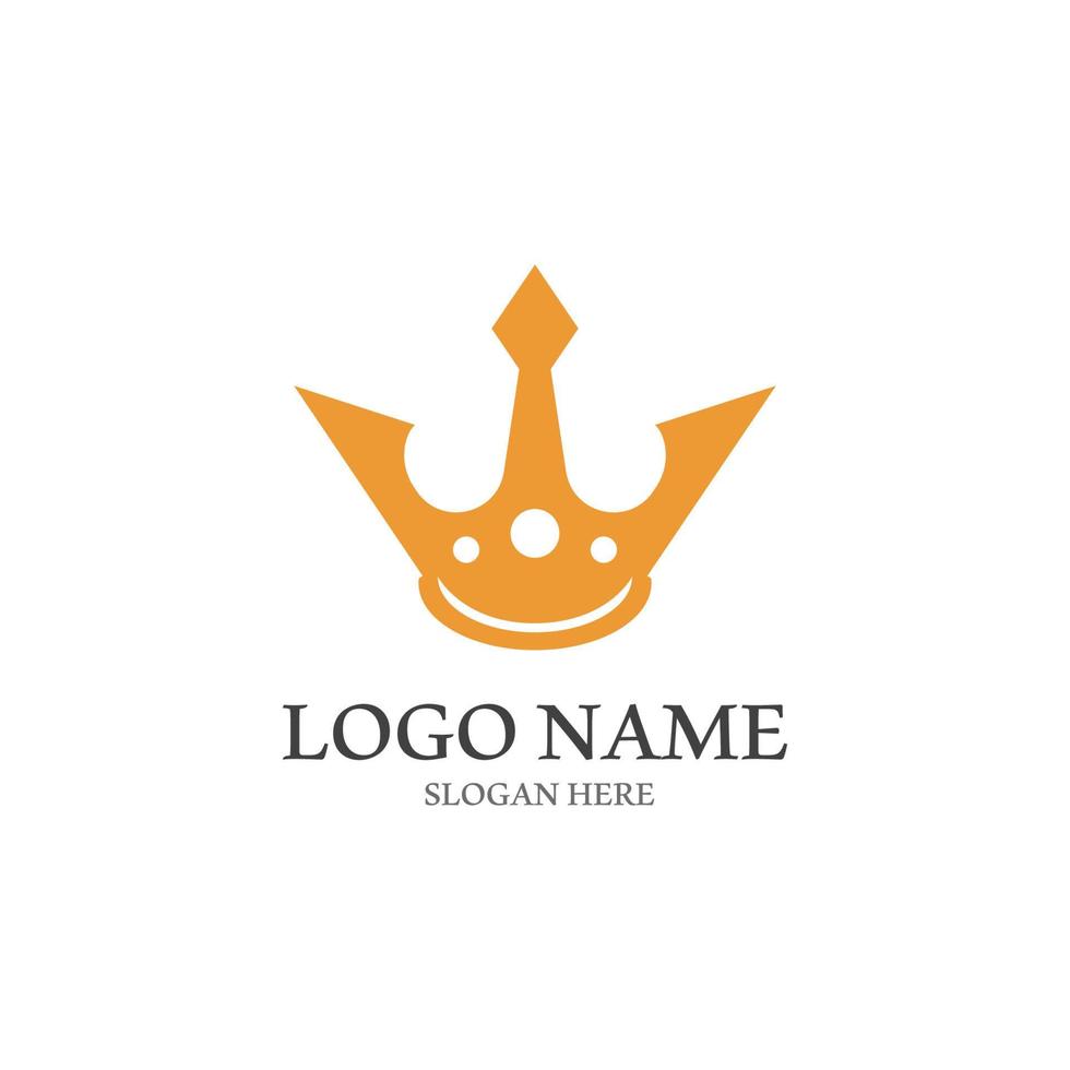 Crown Logo Template vector icon