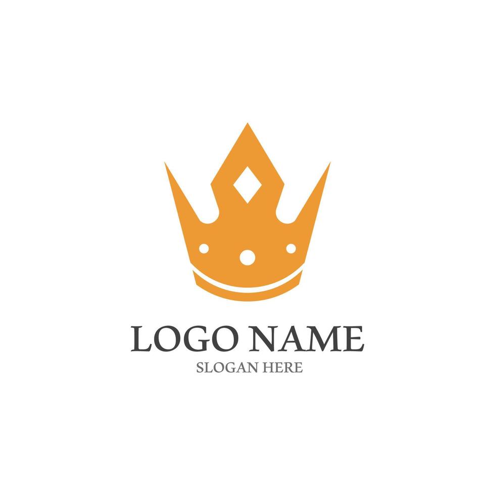 Crown Logo Template vector icon