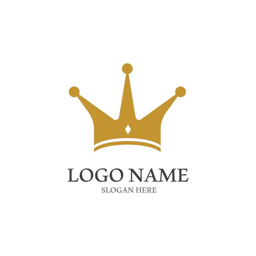 Crown Logo Template vector icon