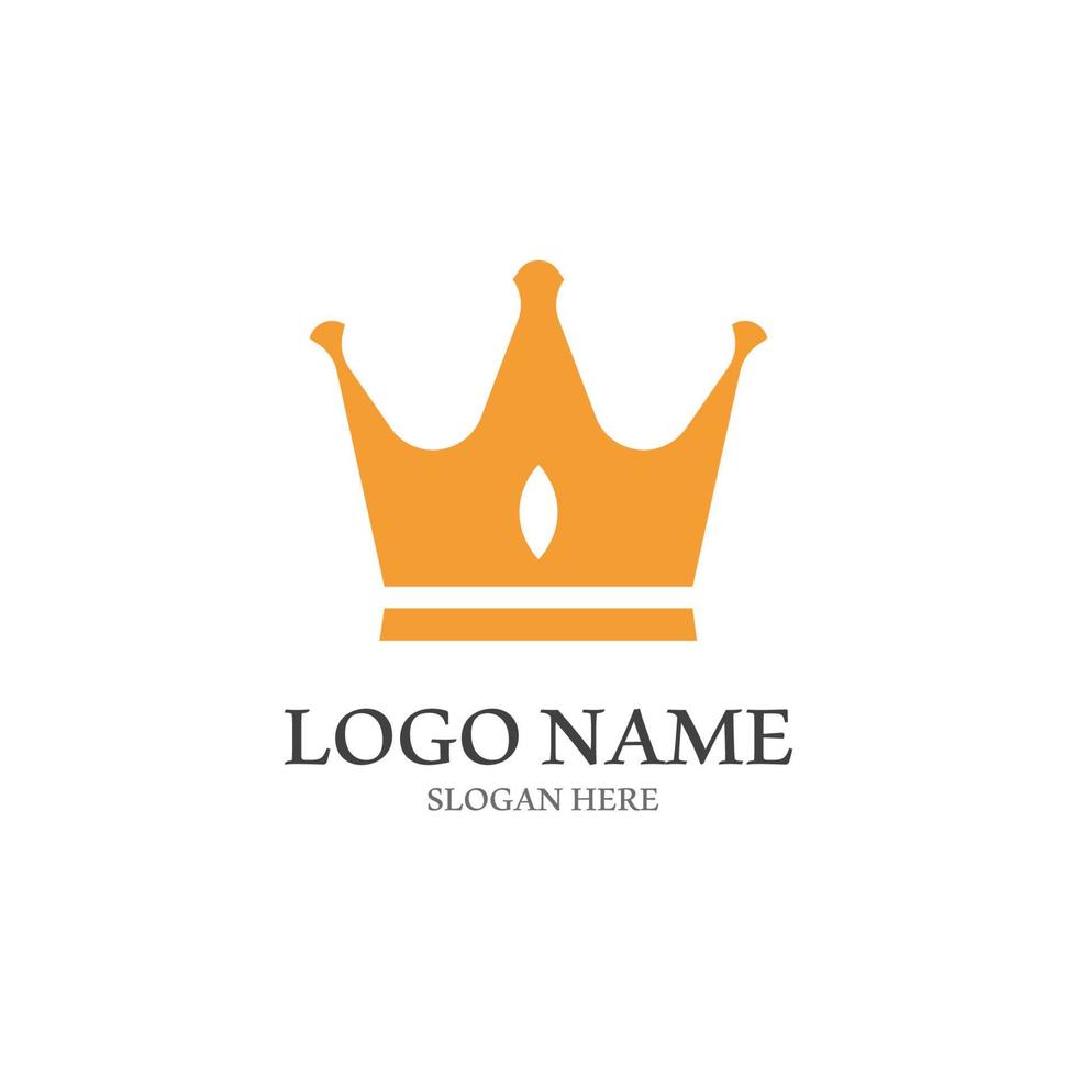 Crown Logo Template vector icon