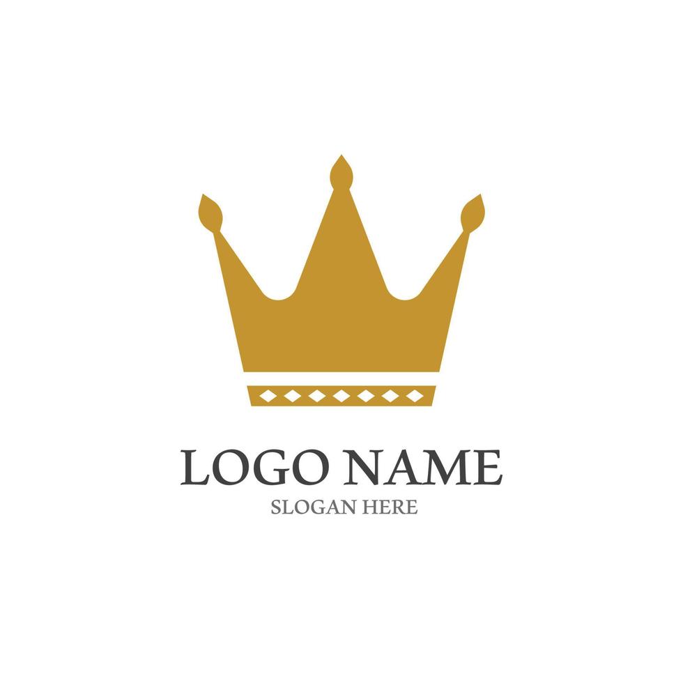 Crown Logo Template vector icon