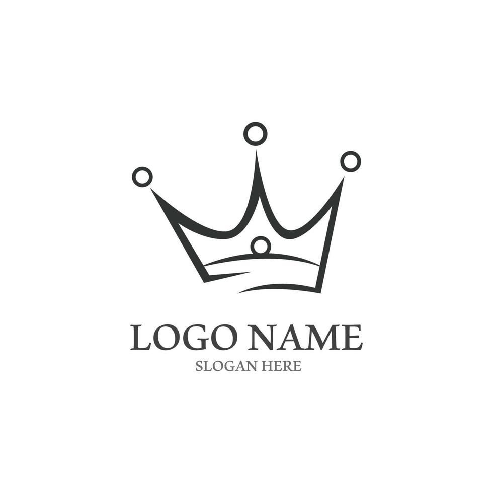 Crown Logo Template vector icon