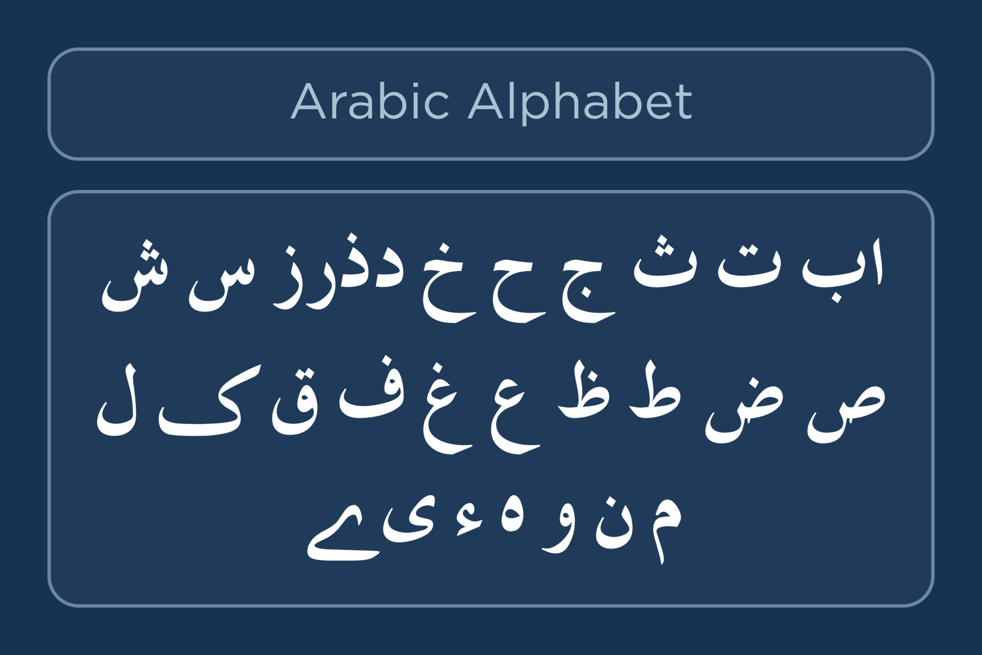 Arabic Alphabet Calligraphy Fonts Style 22054031 Vector Art at Vecteezy