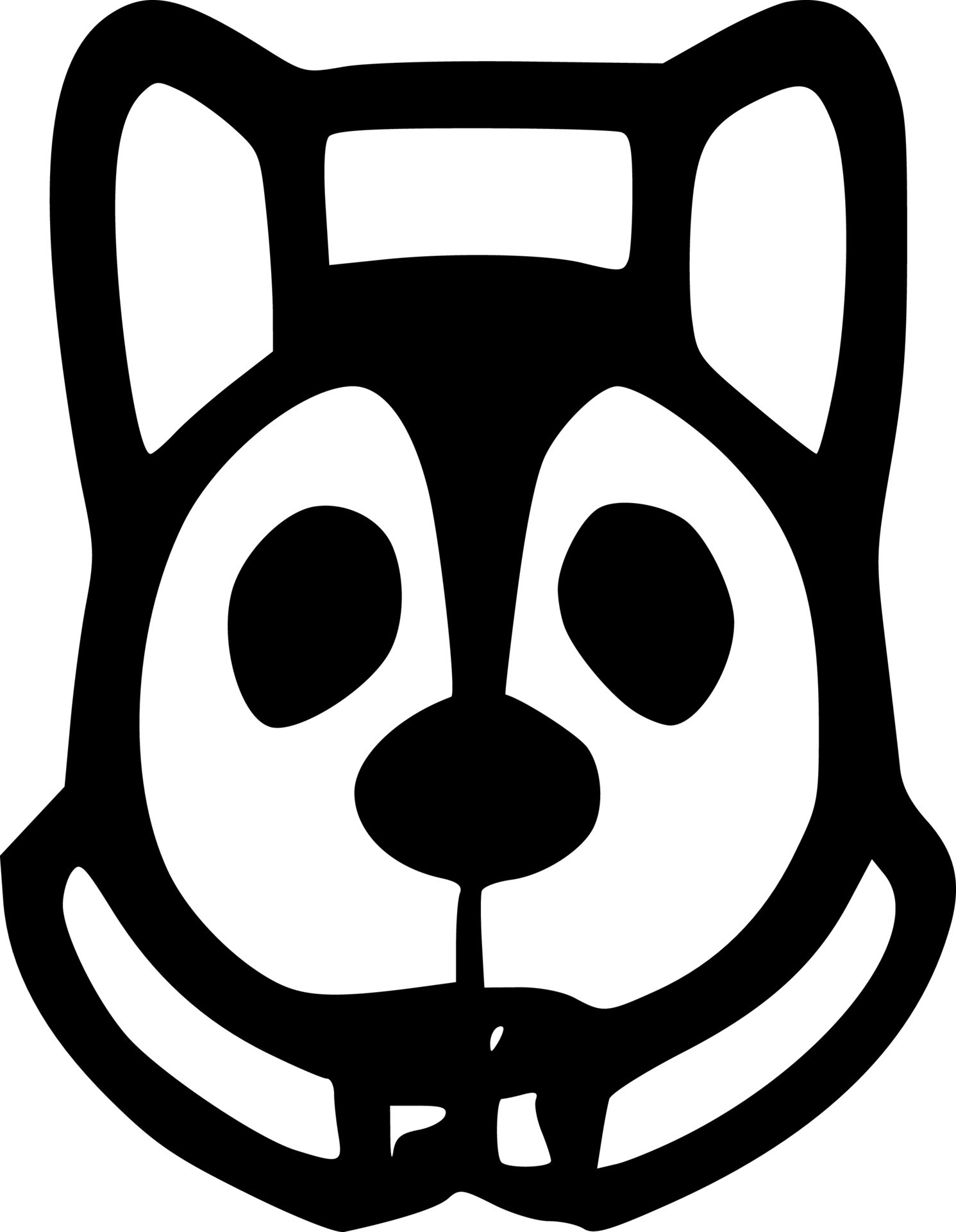 black dog icon 22054546 Vector Art at Vecteezy