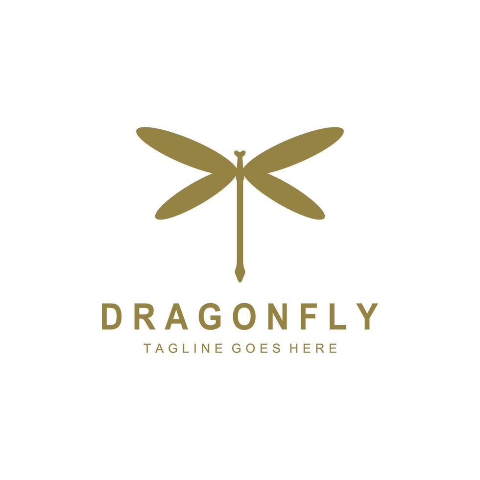 Dragonfly illustration icon vector