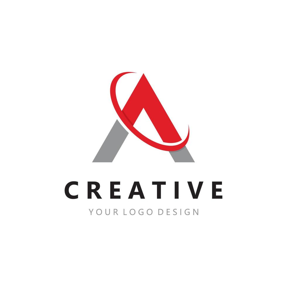 A Letter icon Template vector