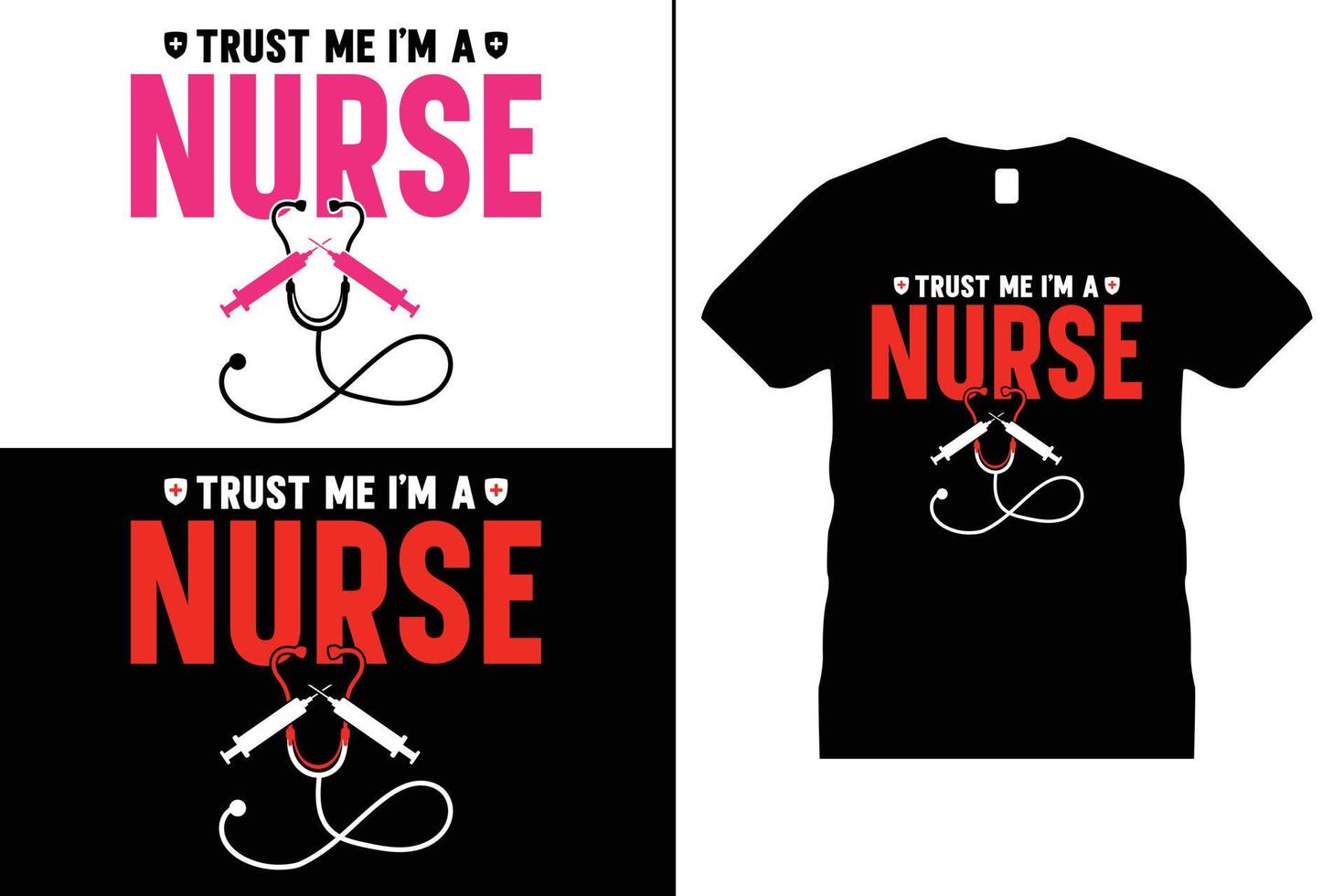 Nurse Tshirt design, Funny Doctor Lover vector. Use for T-Shirt, mugs, stickers, Cards, etc. vector