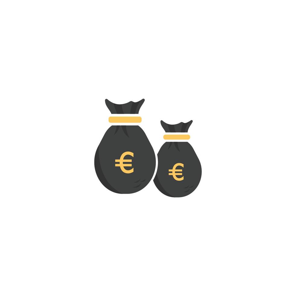 Money Bag icon Template vector