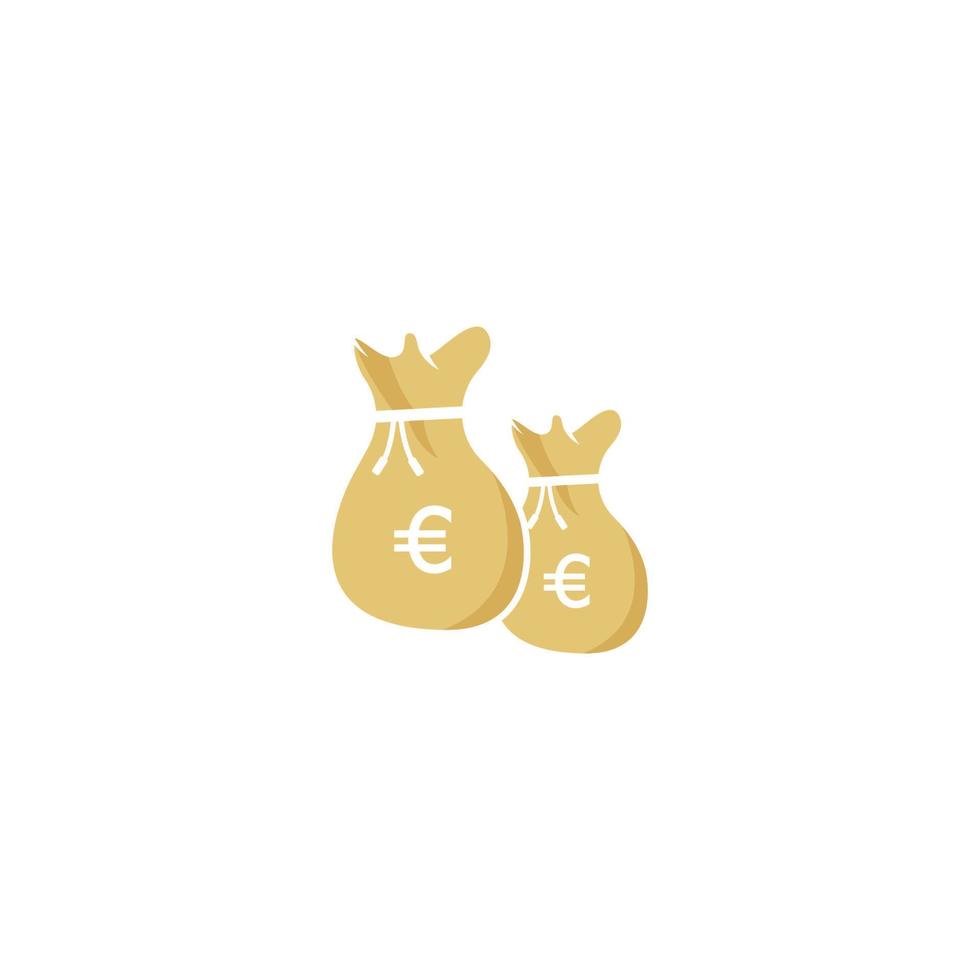 Money Bag icon Template vector