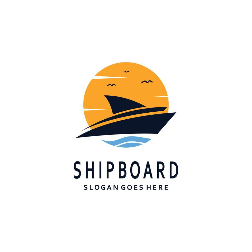 Cruise ship vector icon illustration design