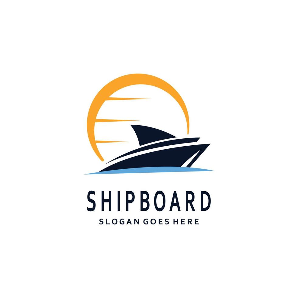 Cruise ship vector icon illustration design