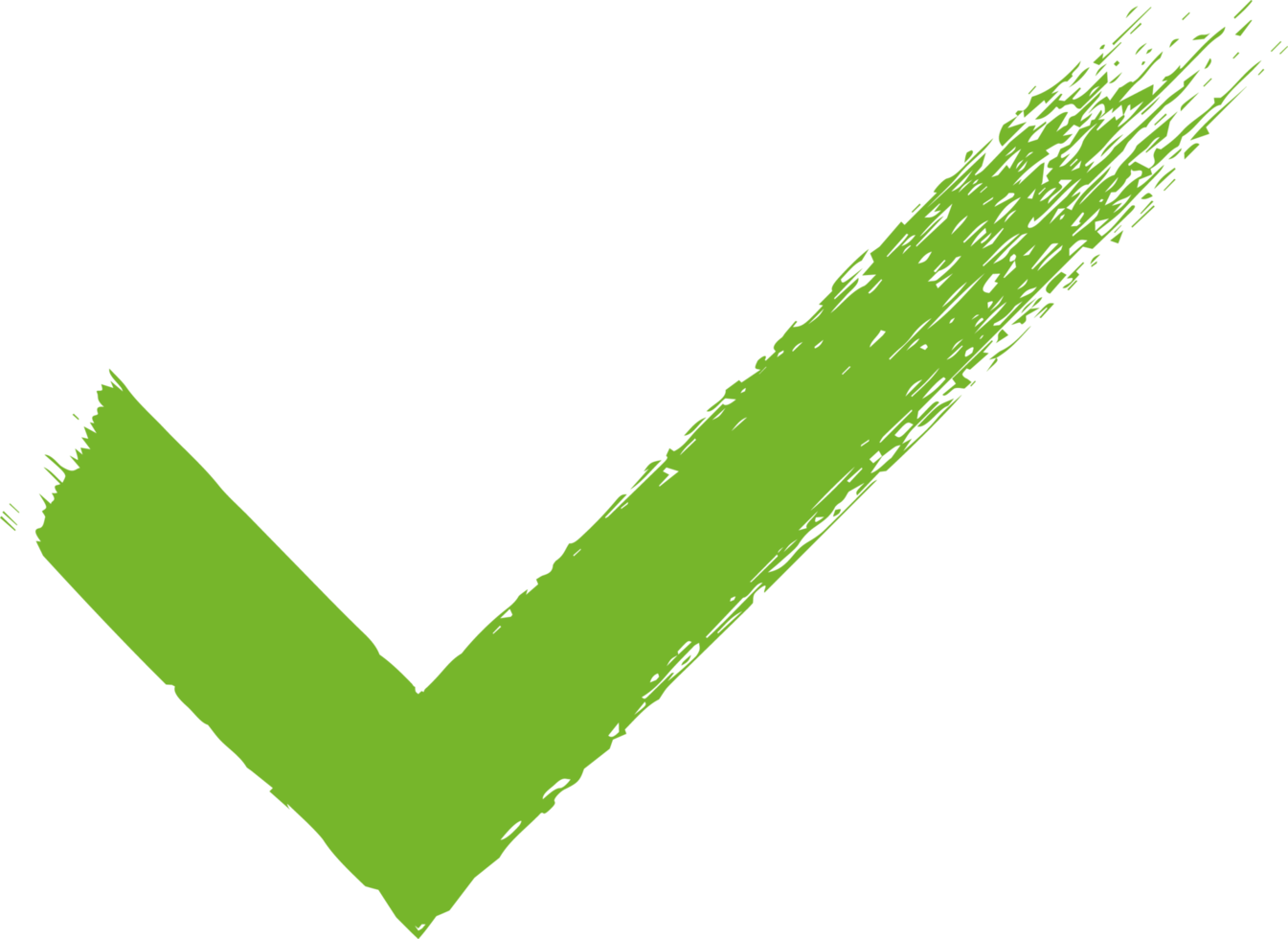 Grunge style check mark png