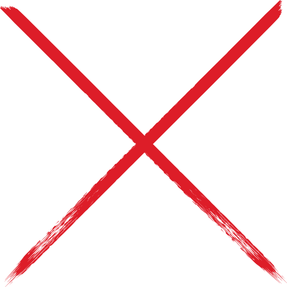 main peint rejeté signe png