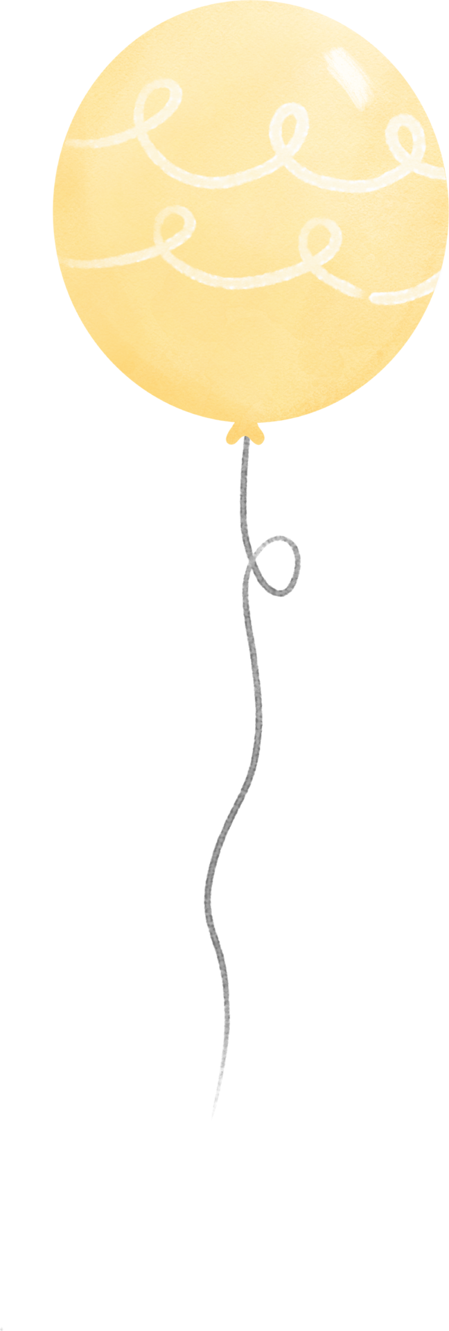 cute whimsical yellow balloon baby shower birthday party decoration