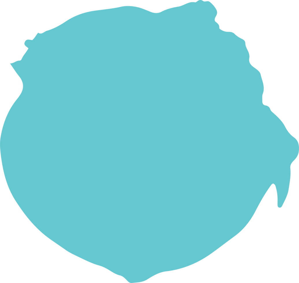 Hand drawn colored blot png