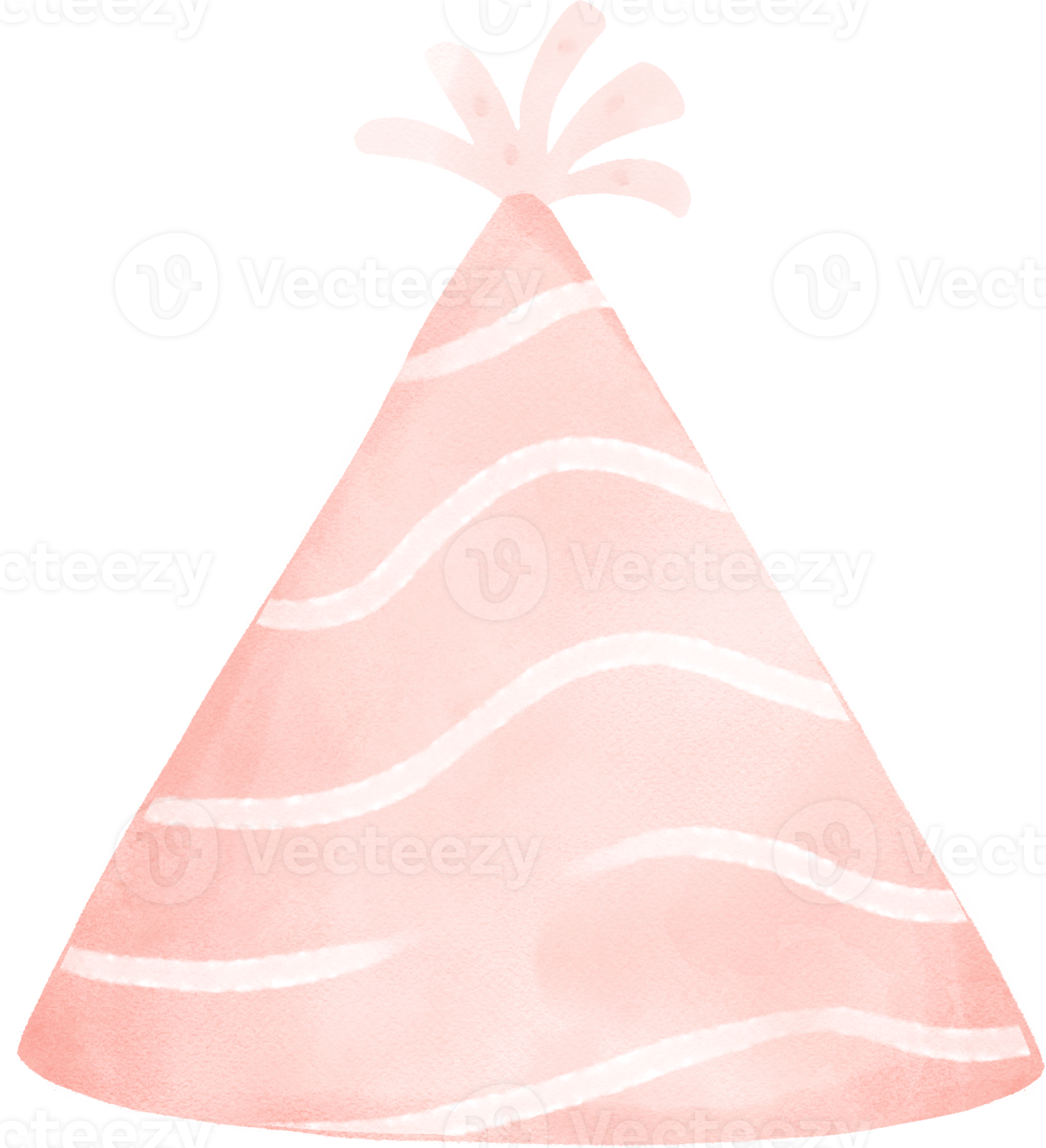 Free cute sweet pastel polka dot festive party hat watercolor 22056827