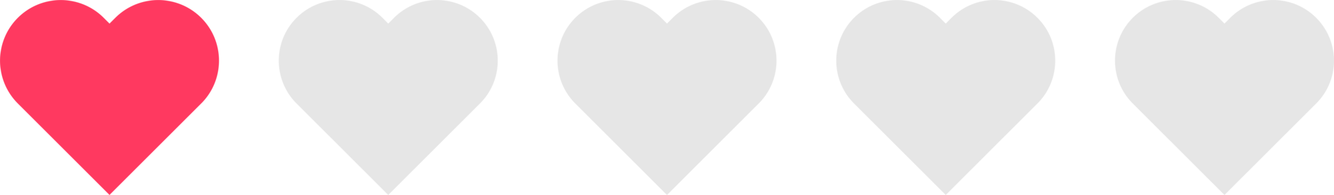 Heart rating review icon png