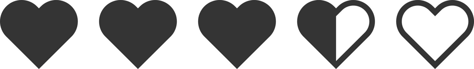 Heart rating review icon png