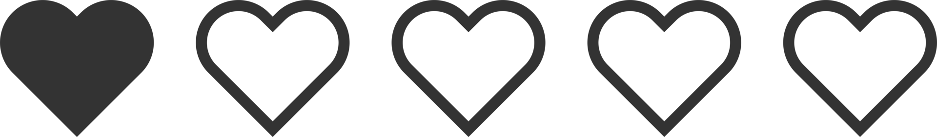 Heart rating review icon png