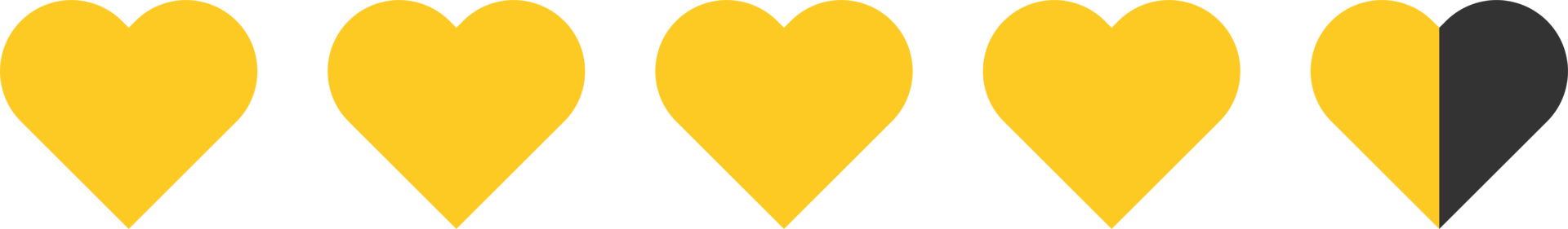 Heart rating review icon png