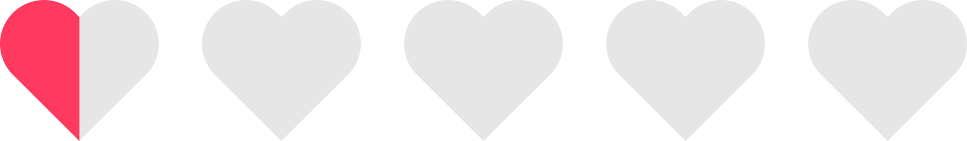 Heart rating review icon png