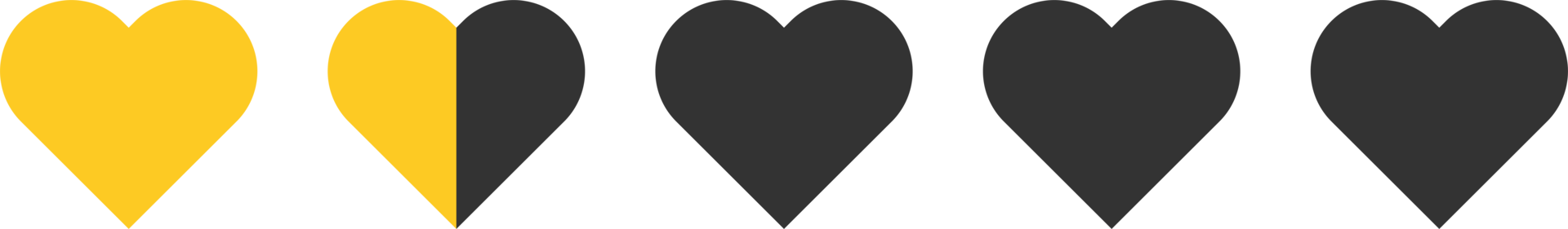Heart rating review icon png