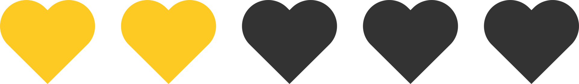 Heart rating review icon png