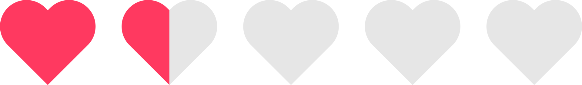 Heart rating review icon png