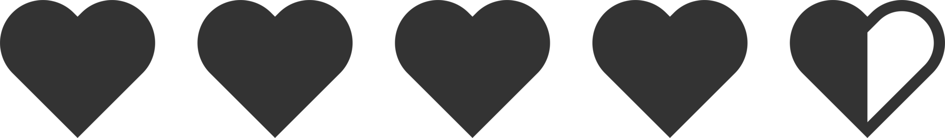 Heart rating review icon png