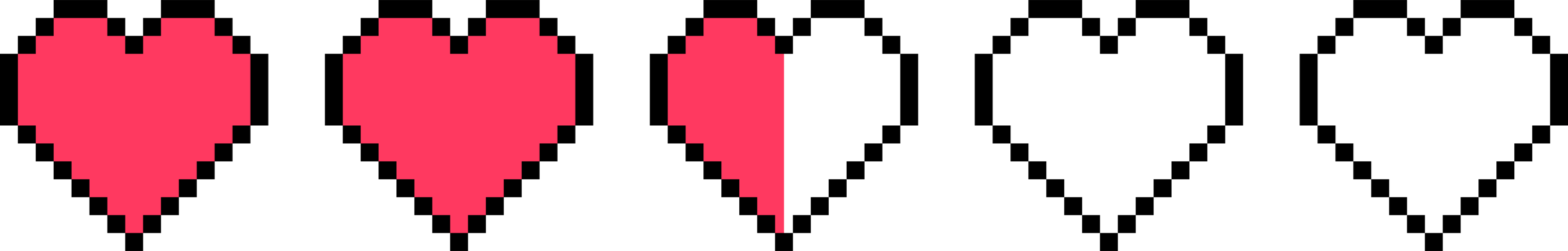 Heart rating review icon png