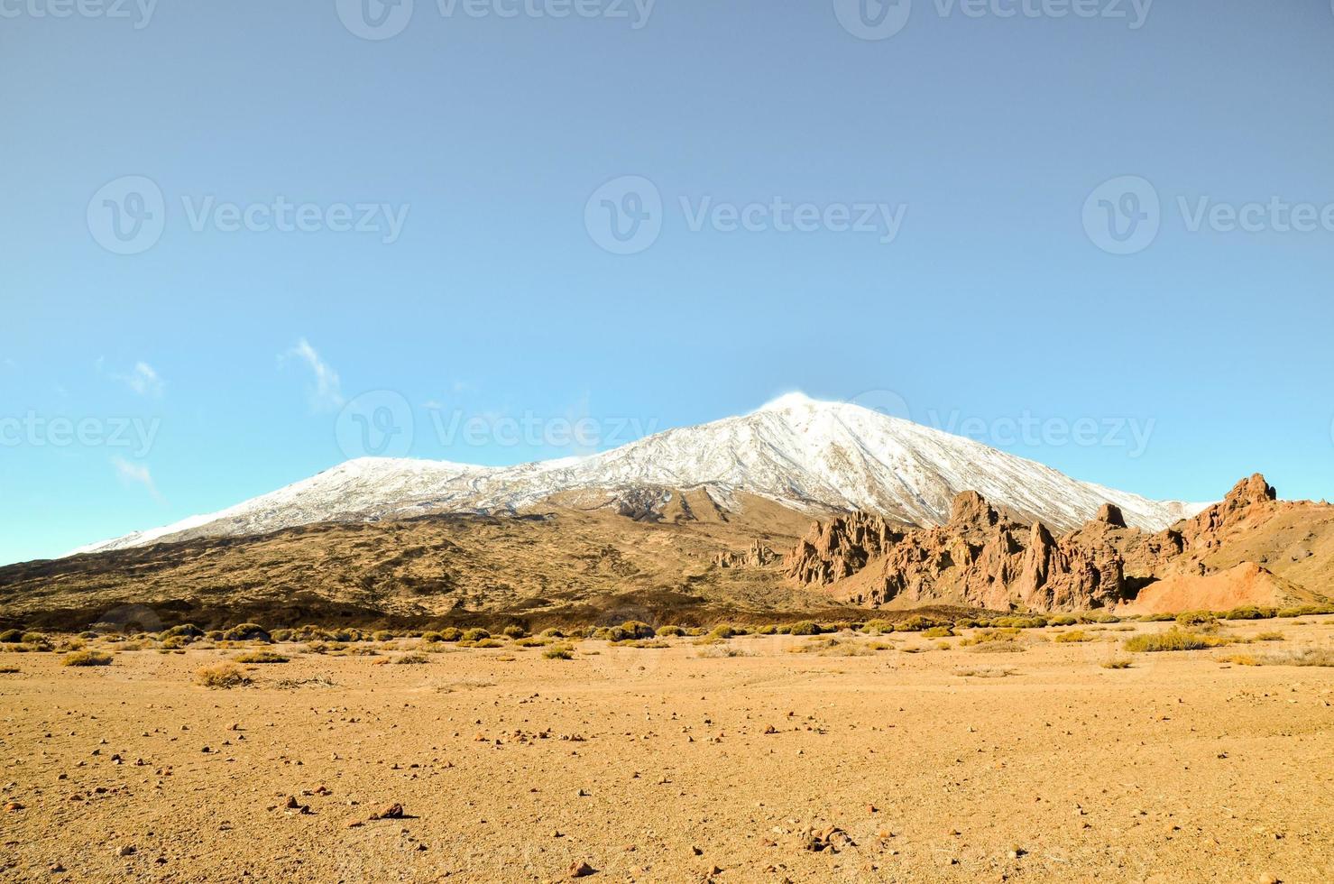 Scenic mountain landscape photo