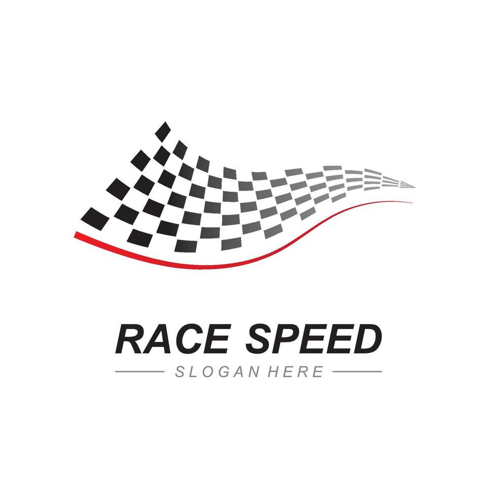 Race flag icon design vector