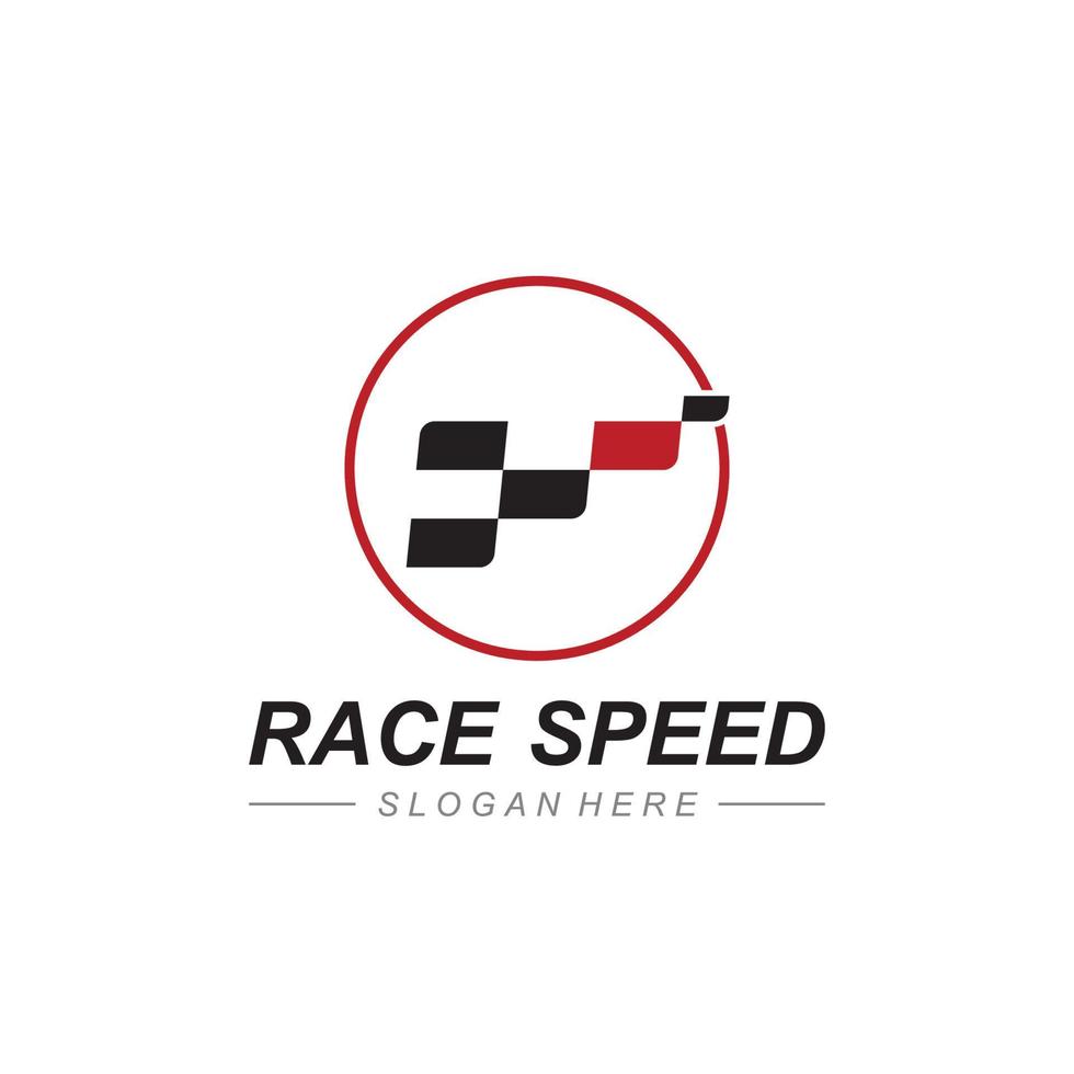 Race flag icon design vector