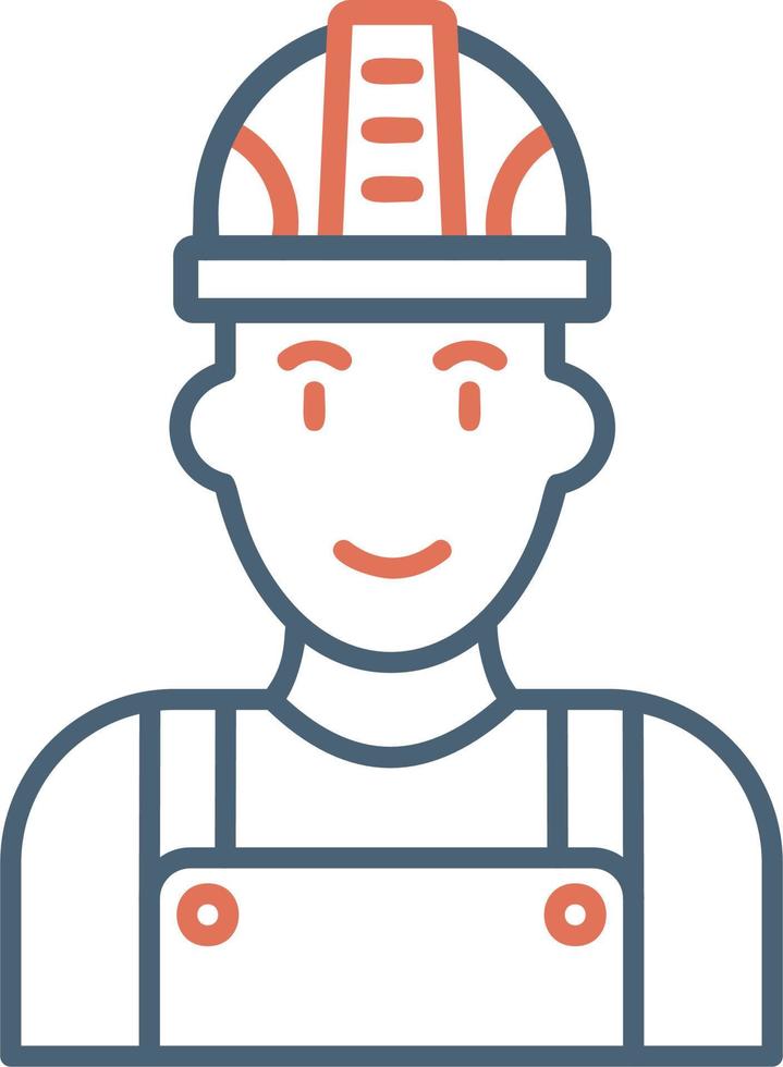 Factory Worker vector icon