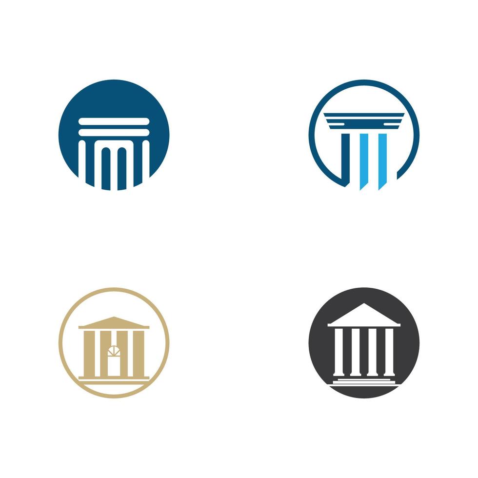Museum Logo Template With Minimalist and Modern Concept vector