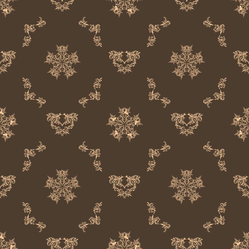 Vector damask seamless pattern background, elegant luxury texture for wallpapers.