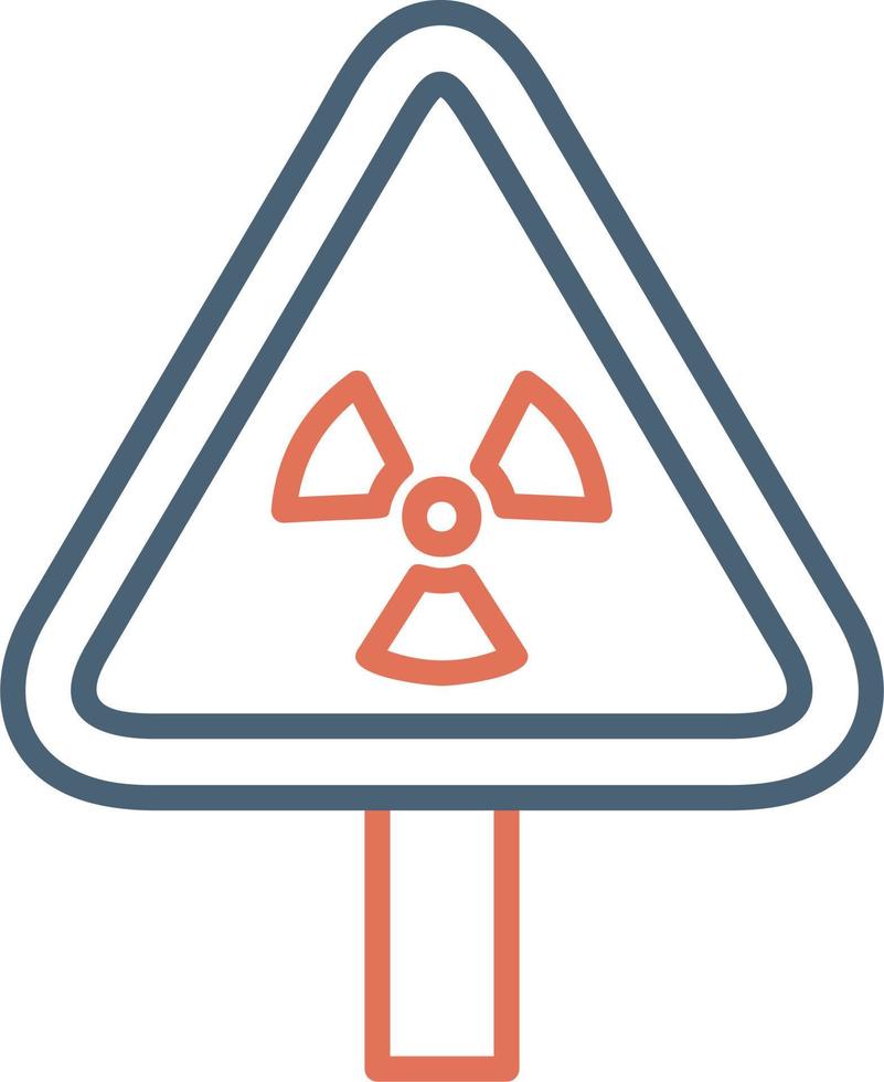 Radiation vector icon