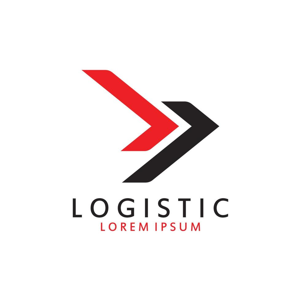 logístico logo para negocio y compañía. vector modelo diseño para entrega servicio.