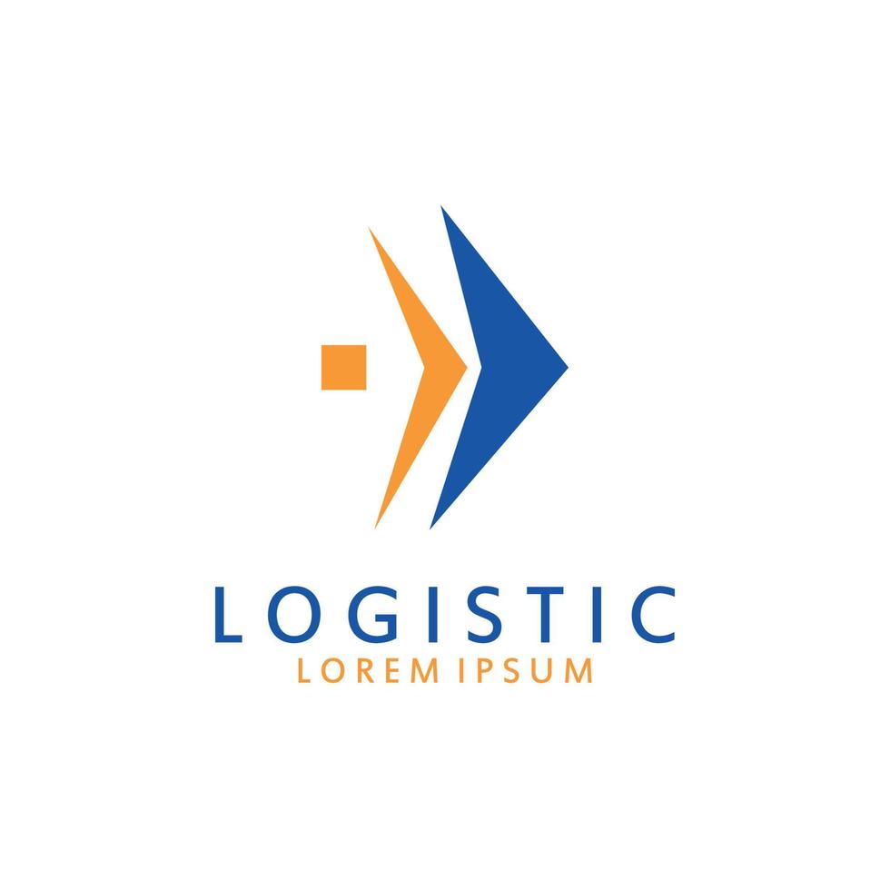 Logistic logo for Business and Company. Vector template design for delivery service.