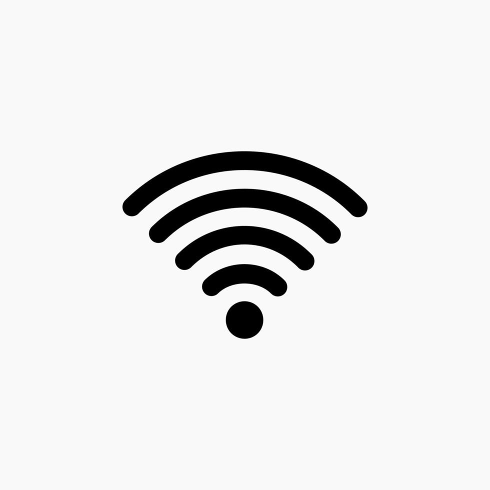 Wifi icono vector para ninguna propósitos