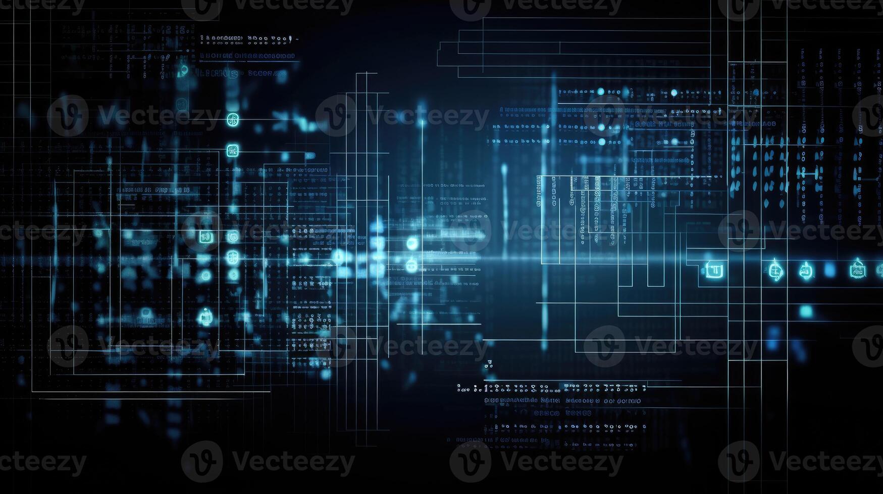 Programming code abstract technology background of software developer and Computer script. . photo