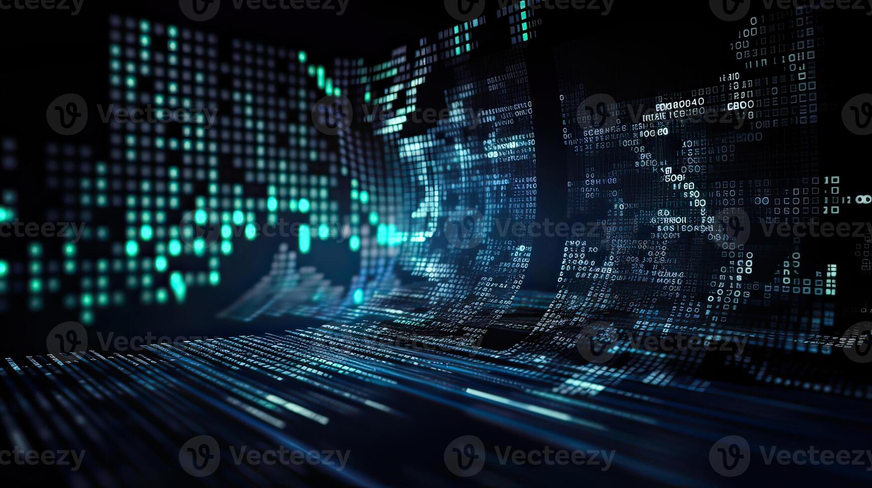 Programming code abstract technology background of software developer and Computer script. . photo