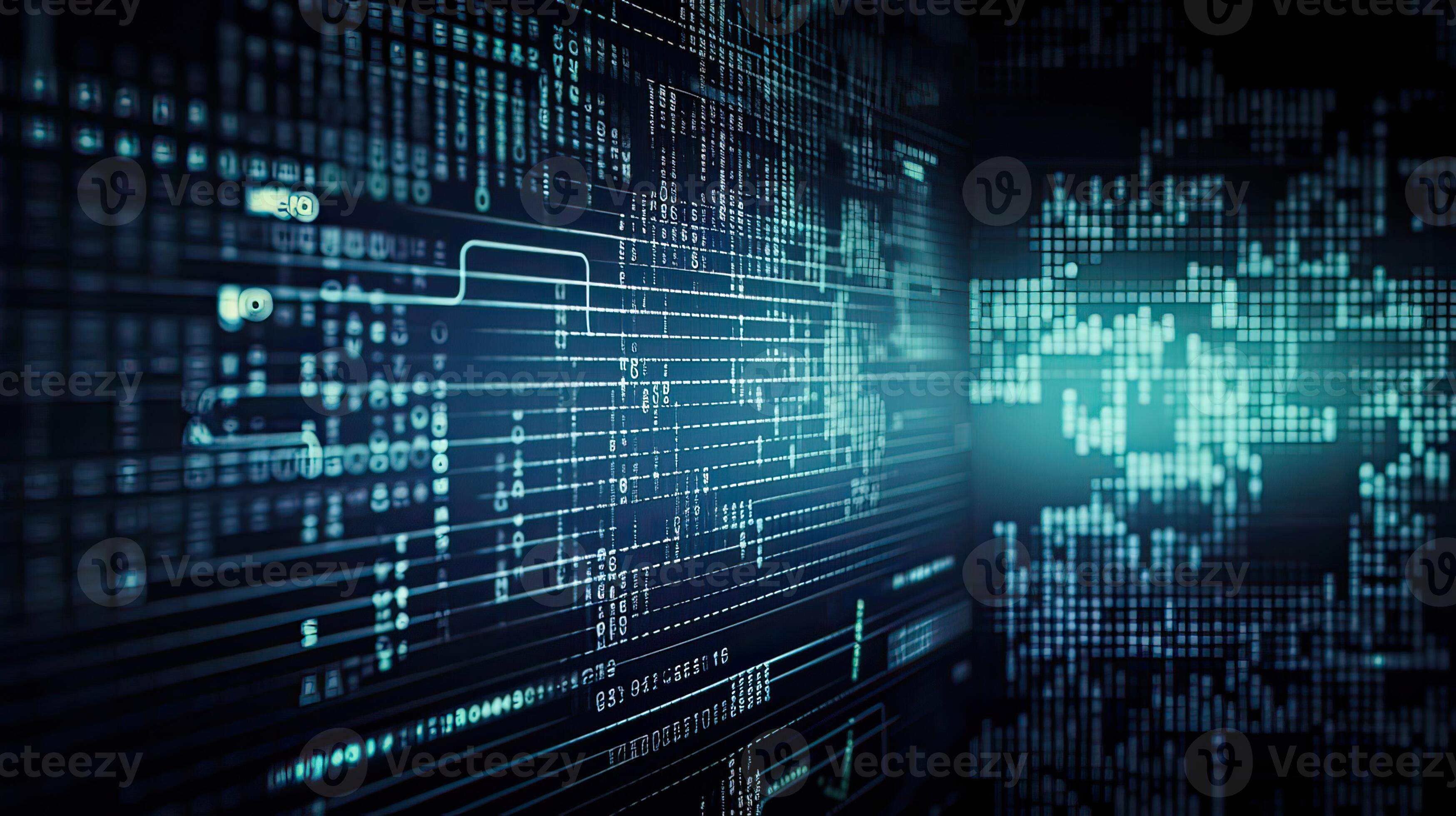 Programming code abstract technology background of software developer ...