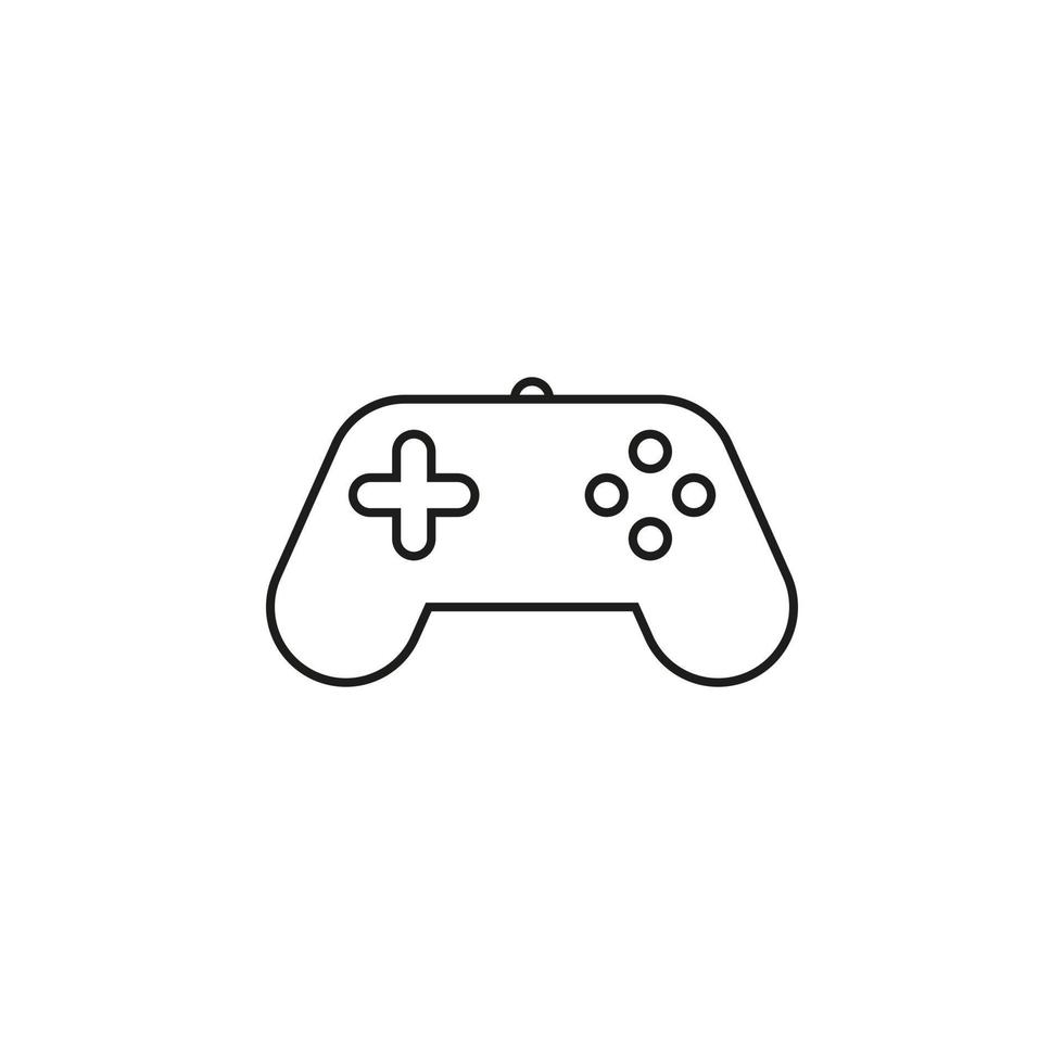 vídeo juego controlador icono vector, palanca de mando símbolo vector