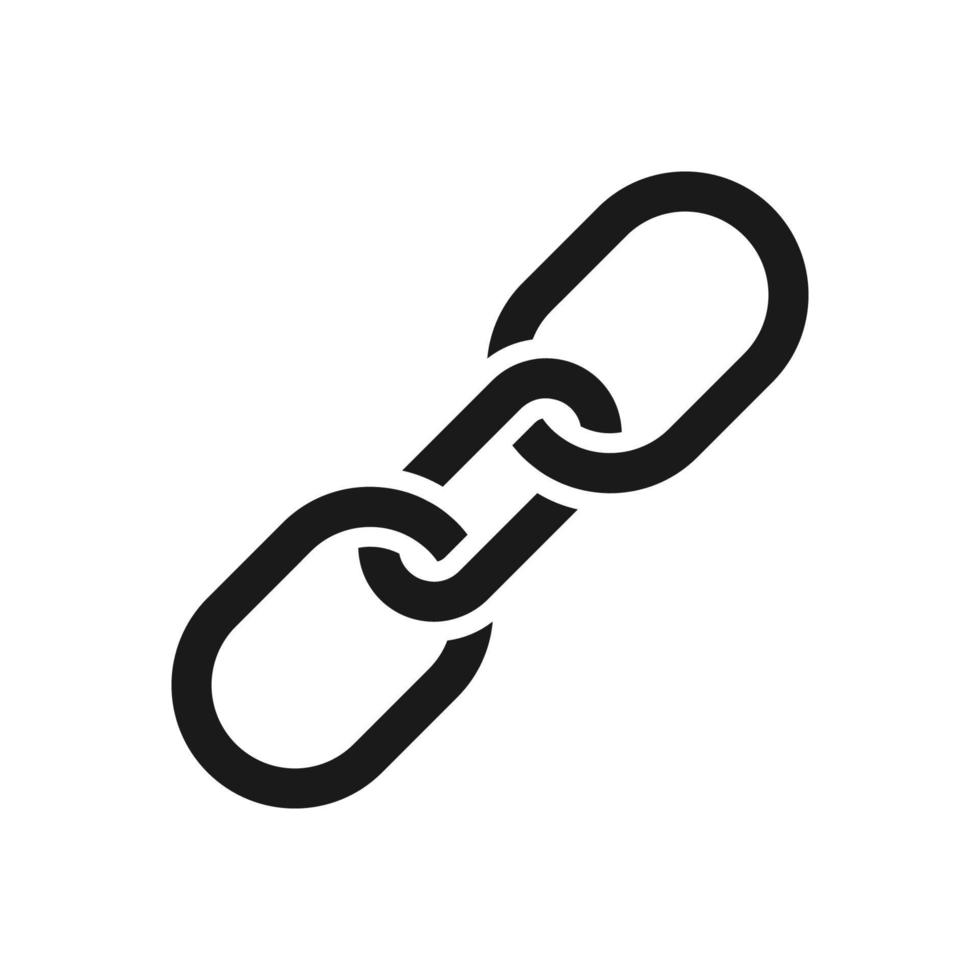 Chain Icon in trendy flat style vector