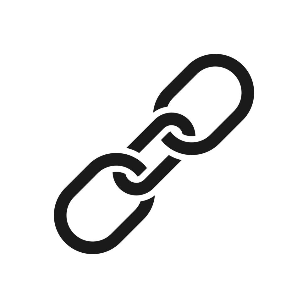 Chain Icon in trendy flat style vector